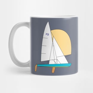 Flying Dutchman Sailboat Mug